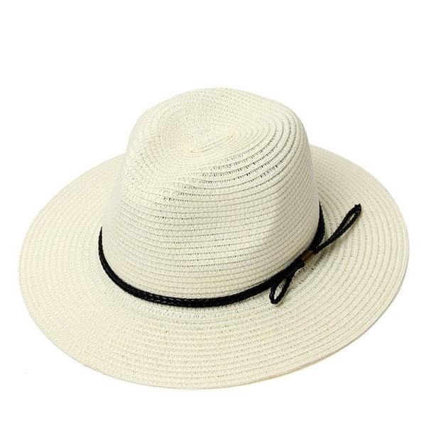 Summer Hat Women Panama Straw Hat Fedora Hats