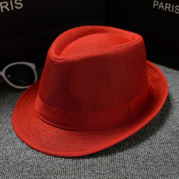 Summer Men Straw men's cowboy hats cap