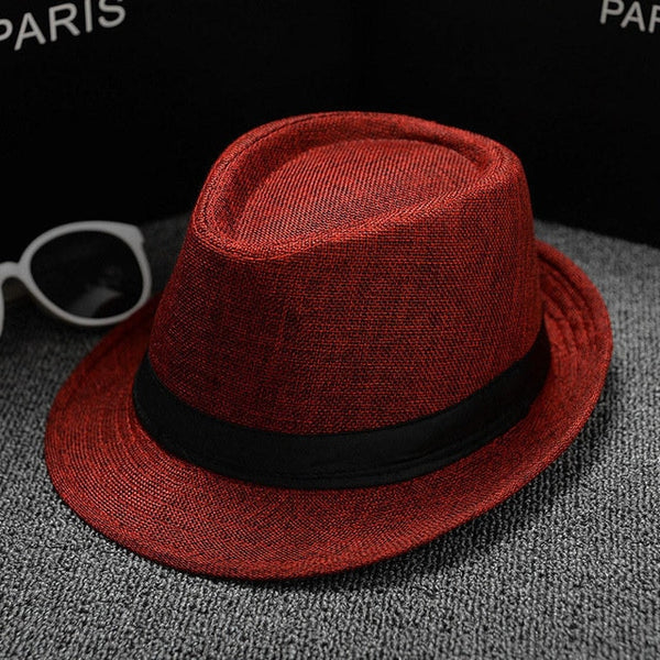 Summer Men Straw men's cowboy hats cap