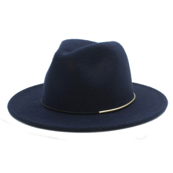 Wool Women Men Fedora Hat Winter Autumn Floppy Cloche
