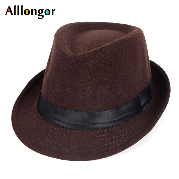 Wool Fedora Jazz Hat Men Chapeu Panama Masculino Sombrero