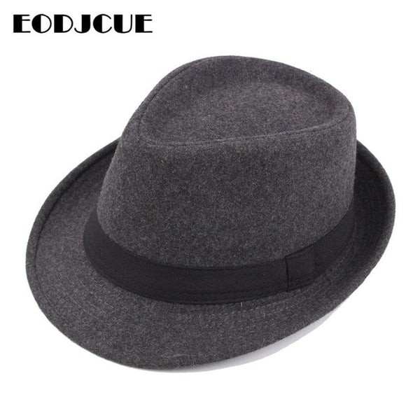 Winter Hat Wide Brim Fedora Jazz Hat