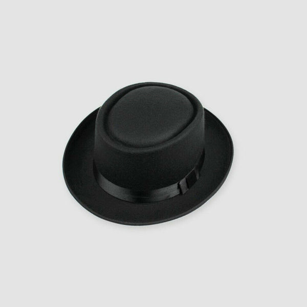 Unisex Classic Fe Pork Pie Hat Church Trilby Jazz Cap Gentleman Fe Cap