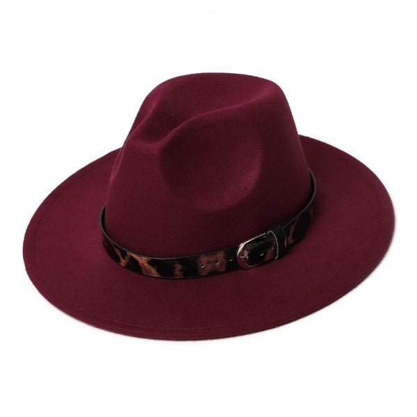 Women Fedora Hats Winter Imitation Classic Fashion