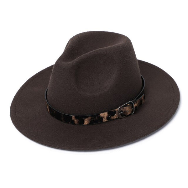 Women Fedora Hats Winter Imitation Classic Fashion