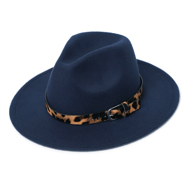 Women Fedora Hats Winter Imitation Classic Fashion