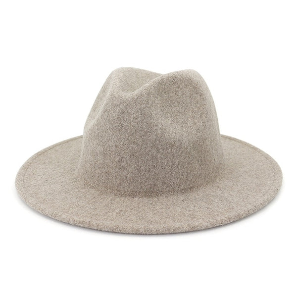 Jazz Hat Women Men Felt Snap Brim Hats Trilby Ladies Vintage