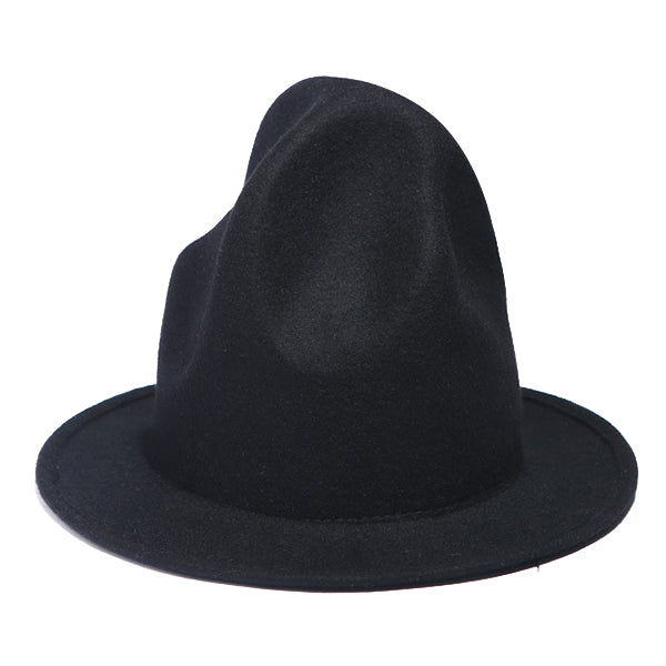 Wool Wide-brim Volcanic Hats Felt Fedora Caps