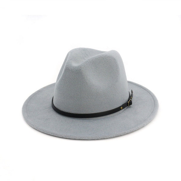 Wool Blend Fashion Fedora Hat Woman