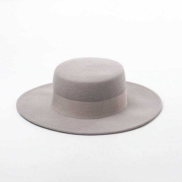 solid wool Classic fedoras cap MEN women PANAMA jazz hat
