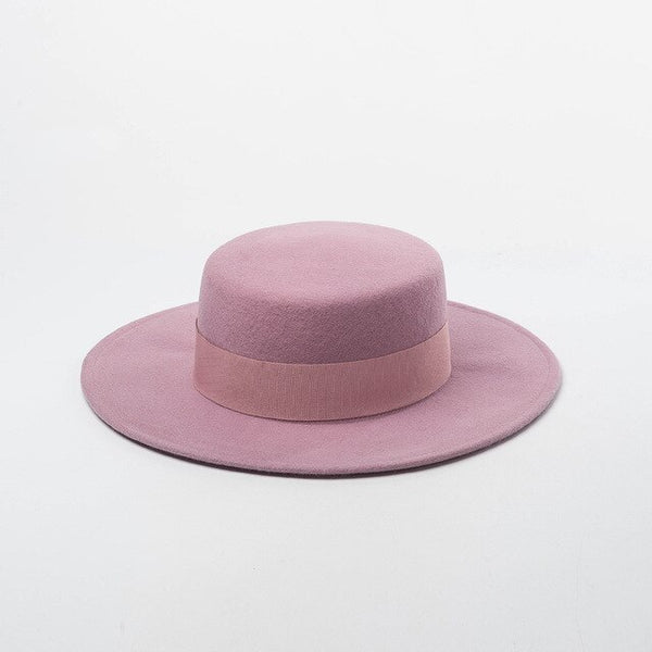 solid wool Classic fedoras cap MEN women PANAMA jazz hat