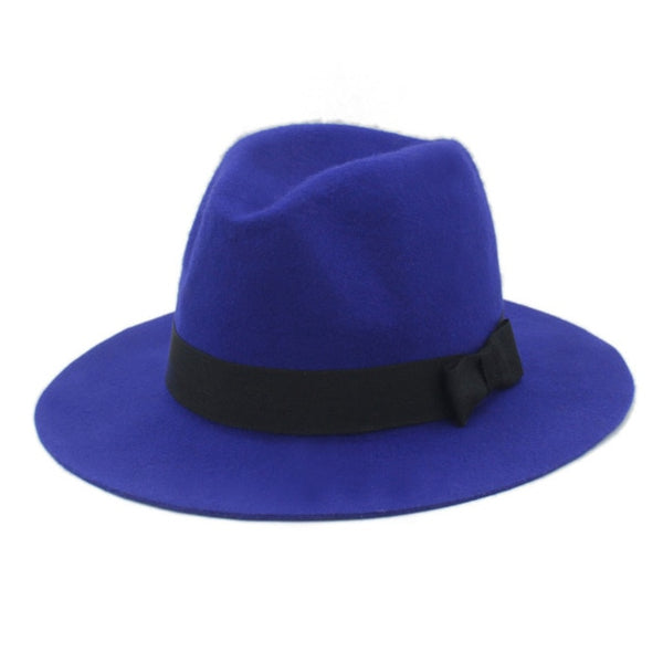 Floppy Felt Trilby Bowknot Fedora Hat For Elegant Women