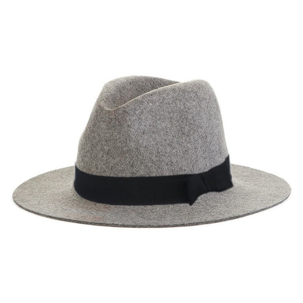 Floppy Felt Trilby Bowknot Fedora Hat For Elegant Women