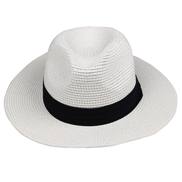 women's jazz fedoras hat sun-shading hat beach cap summer