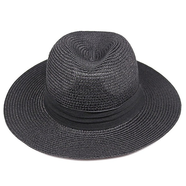 women's jazz fedoras hat sun-shading hat beach cap summer