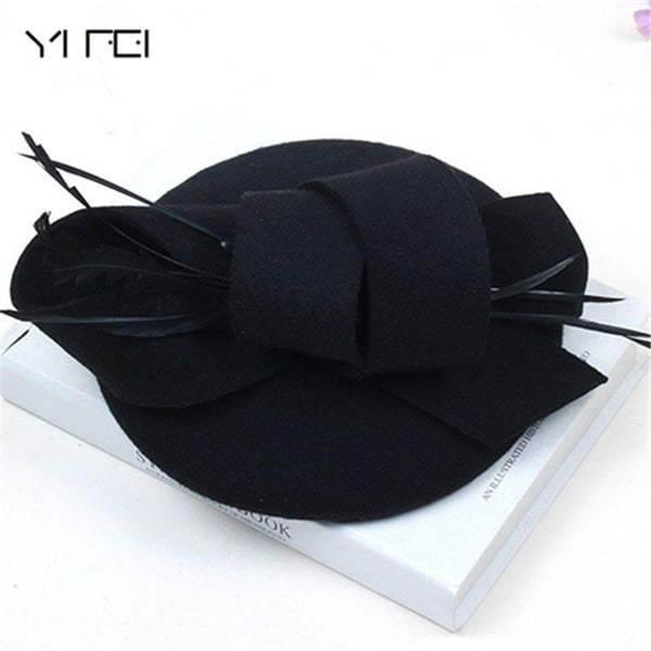 Women Wedding Hats Hair Accessories Fedoras Cocktail Formal Dress Hats
