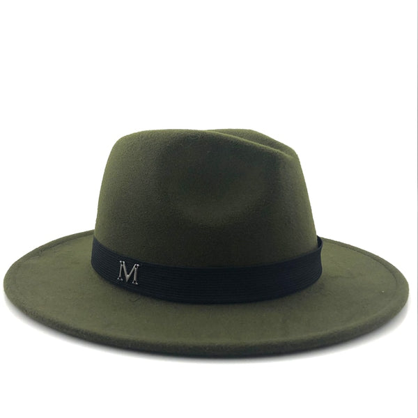 Fashion Wool Fedora Hat For Women