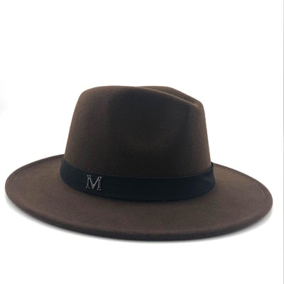 Fashion Wool Fedora Hat For Women