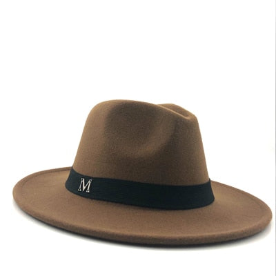 Fashion Wool Fedora Hat For Women