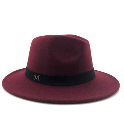 Fashion Wool Fedora Hat For Women