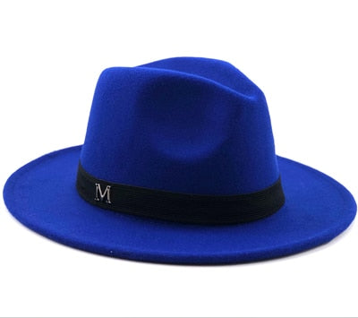 Fashion Wool Fedora Hat For Women