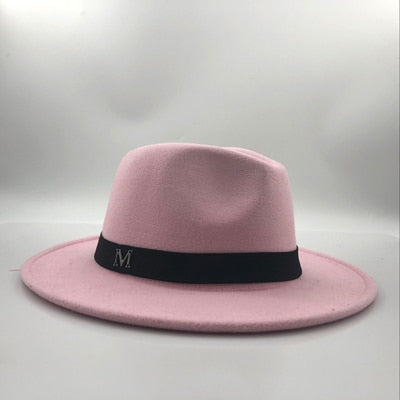 Fashion Wool Fedora Hat For Women