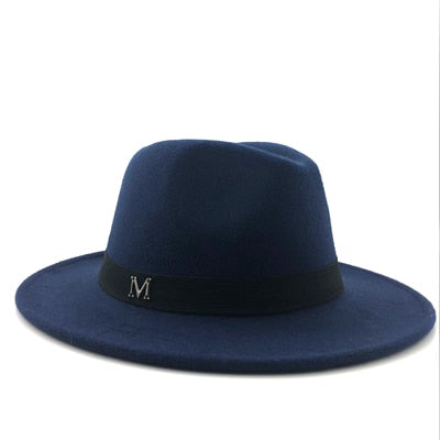 Fashion Wool Fedora Hat For Women