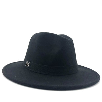 Fashion Wool Fedora Hat For Women
