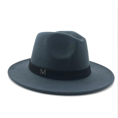 Fashion Wool Fedora Hat For Women