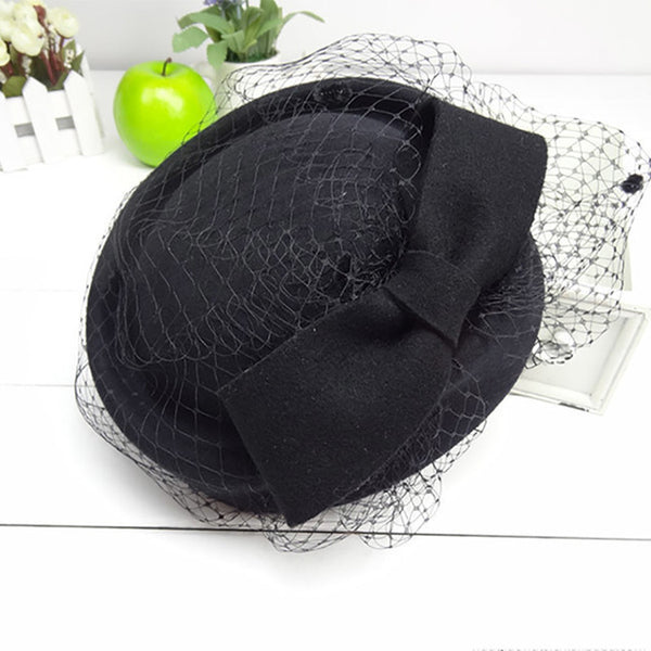 Formal Lady Hat Royal Style Australian Hats Bride Elegant Wool