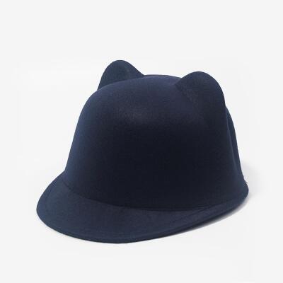 Mother daughter felt fedora hat child adult solid color