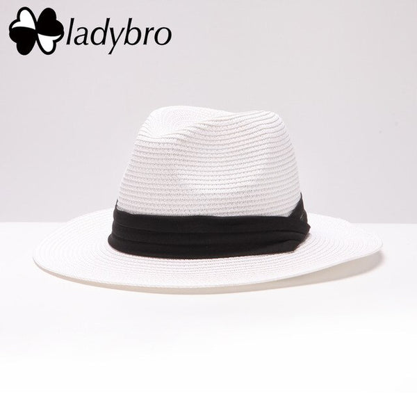 Ladybro Summer Women's Wide Brim Beach Sun Hat