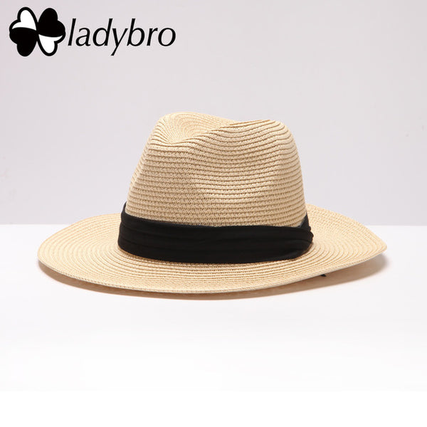 Ladybro Summer Women's Wide Brim Beach Sun Hat