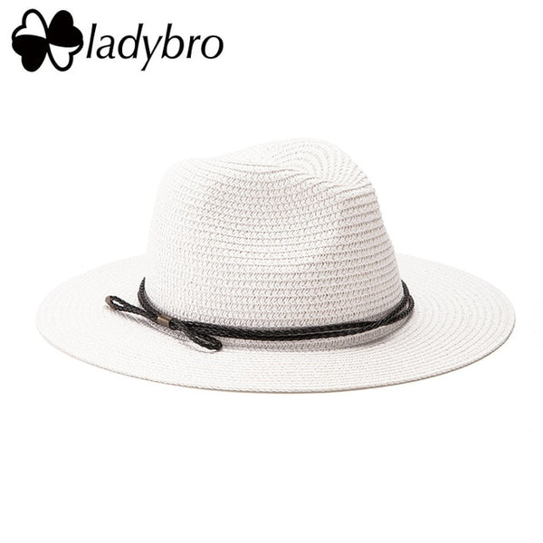 Ladybro Summer Women's Wide Brim Beach Sun Hat