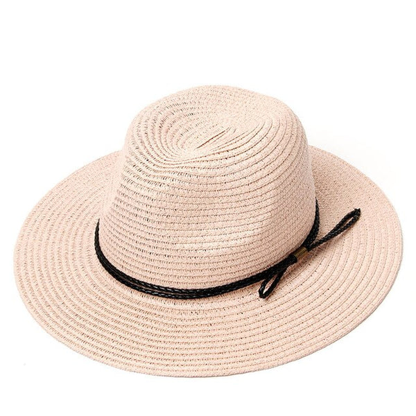 Summer Hat Women Panama Straw Hat Fedora Hats