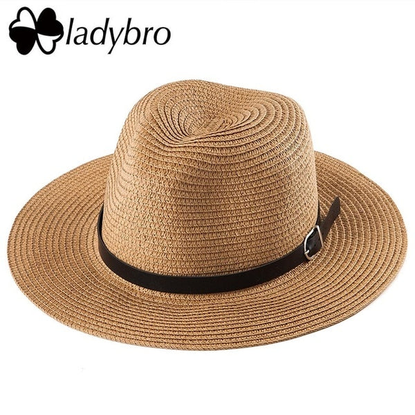 Ladybro Summer Women's Wide Brim Beach Sun Hat