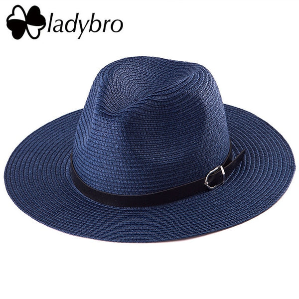 Ladybro Summer Women's Wide Brim Beach Sun Hat
