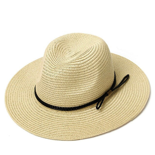 Summer Hat Women Panama Straw Hat Fedora Hats