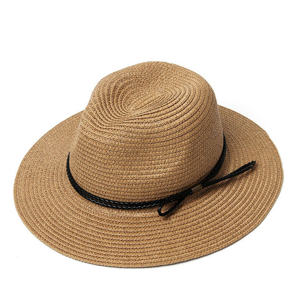 Summer Hat Women Panama Straw Hat Fedora Hats