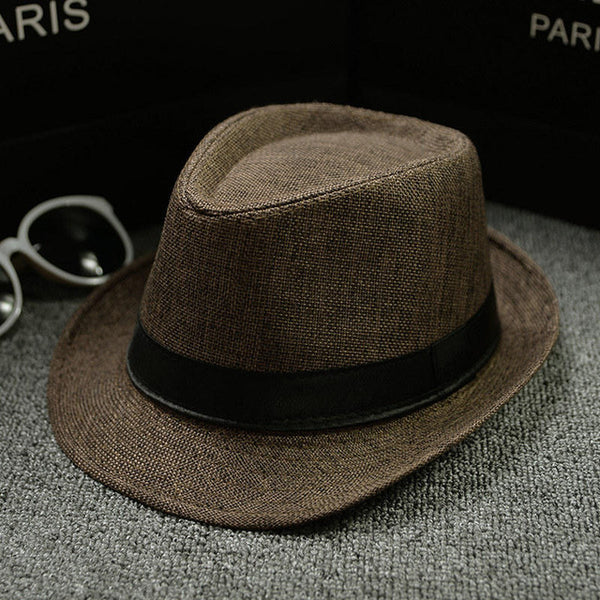 Summer Men Straw men's cowboy hats cap