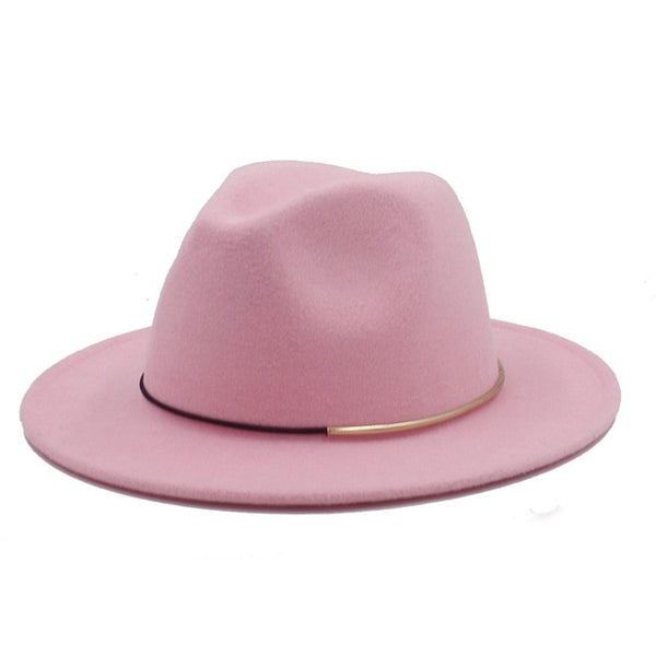 Wool Women Men Fedora Hat Winter Autumn Floppy Cloche