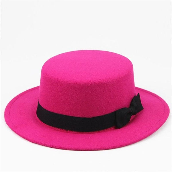 solid brimmed hat Travel cap Fedoras jazz hat