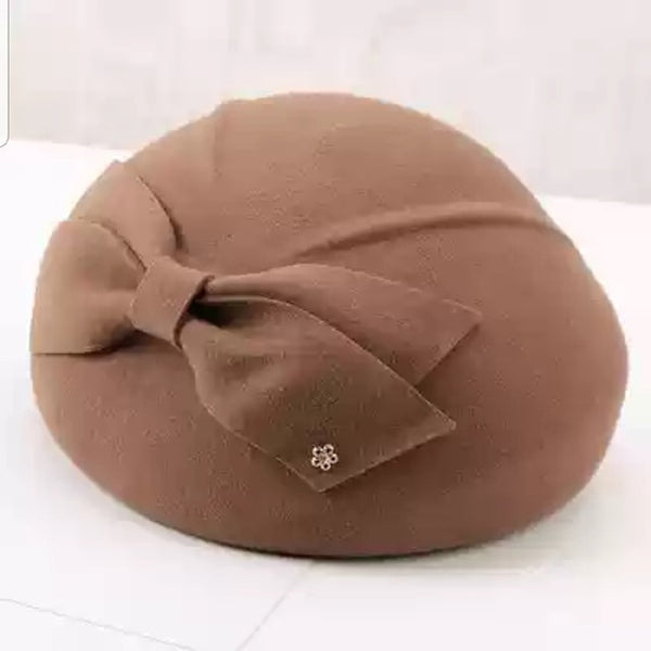 Fedora Hats British Style Soft Cap Women Wedding Party Hat