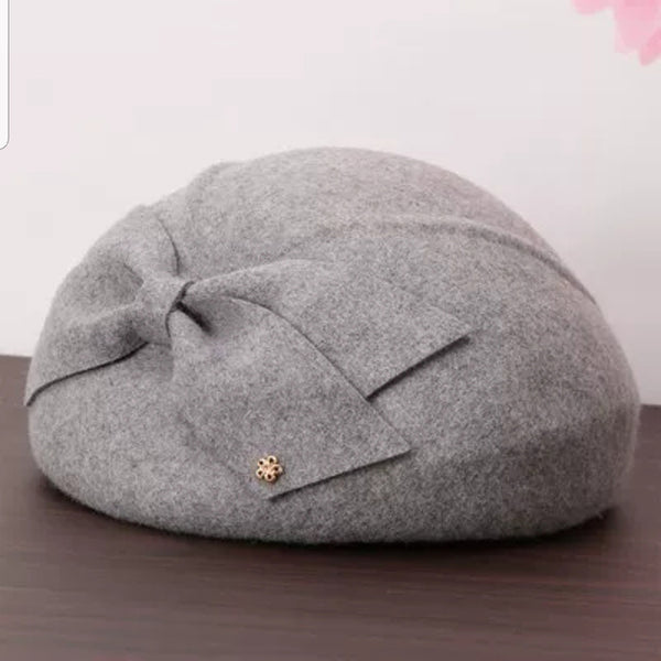 Fedora Hats British Style Soft Cap Women Wedding Party Hat