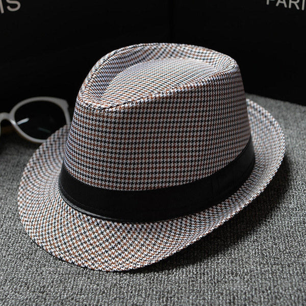 New Fashion Retro Men Fedoras Top Jazz Hats