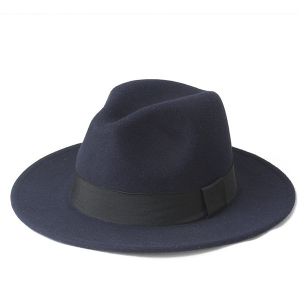Felt Trilby Fedora Hat For Gentleman