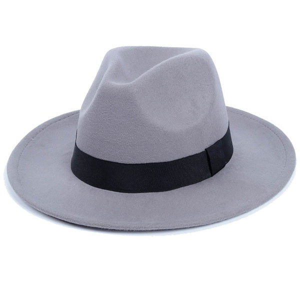 Vintage Classic Felt Jazz Fedoras Hats