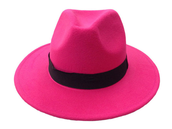 Vintage Classic Felt Jazz Fedoras Hats