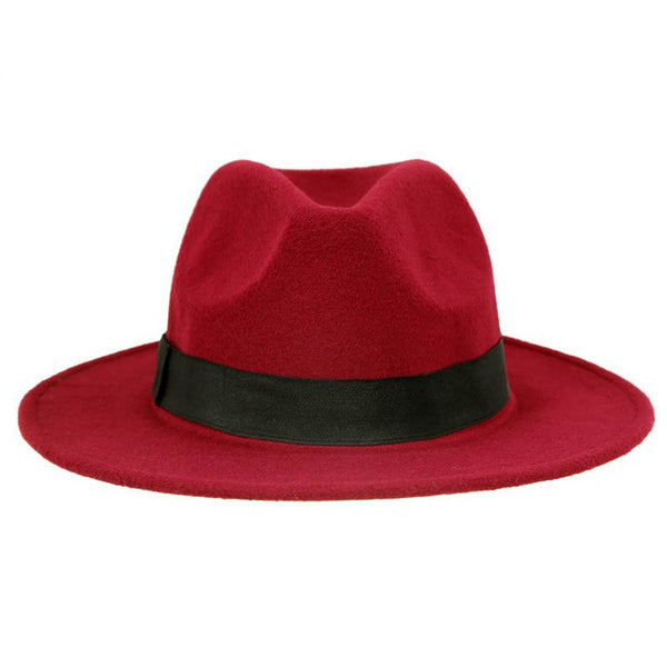 Vintage Classic Felt Jazz Fedoras Hats