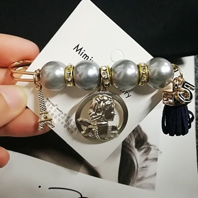 Luxury  pearl brooch jewelry flowers Lapel Pins No 5 pearls Brooches